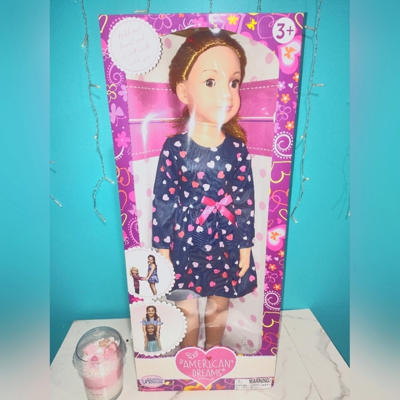Great Gift NEW AMERICAN DREAMS Giant Big 27" Walking Doll UNEEDA - Picture 7 of 7